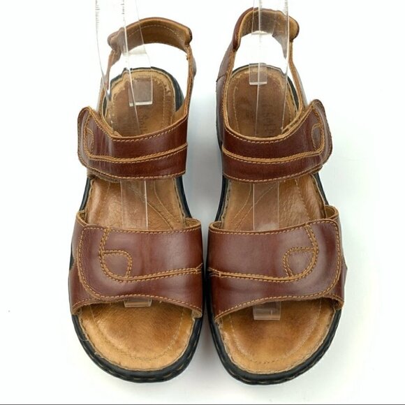 Josef Selbel sandals 39 8-8.5 leather gorpcore - Picture 2 of 12